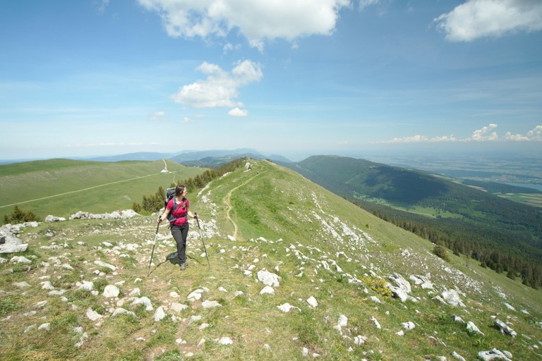 Randonnée sur les crêtes du Jura : entre brume et panorama